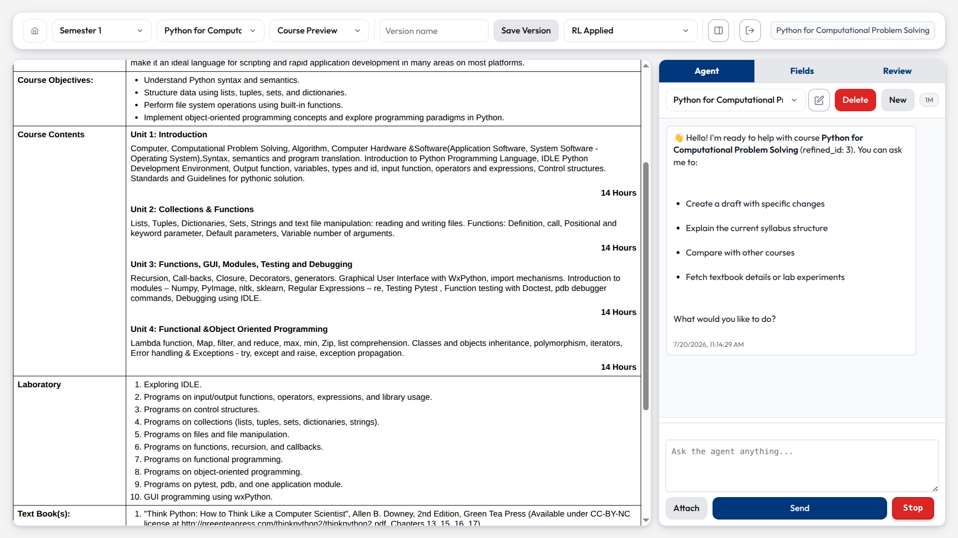 Agentic Editor